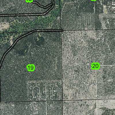 Wickiup Butte T22S R9E Township Map Preview 3