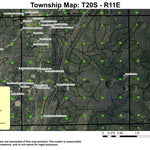 Little Deschutes River T20S R11E Township Map Preview 1