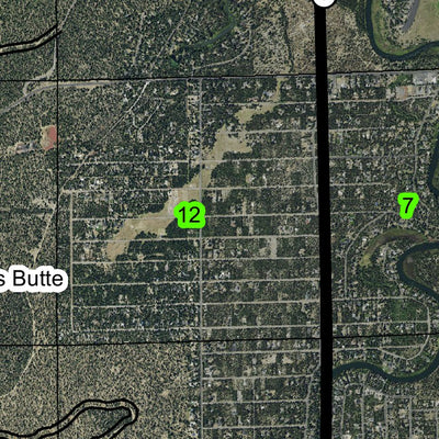Little Deschutes River T20S R11E Township Map Preview 3