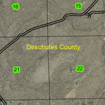 McKenzie Canyon T14S R11E Township Map Preview 2