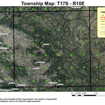 Bear Wallow Butte T17S R10E Township Map Preview 1