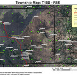 Milican Crater T15S R8E Township Map Preview 1