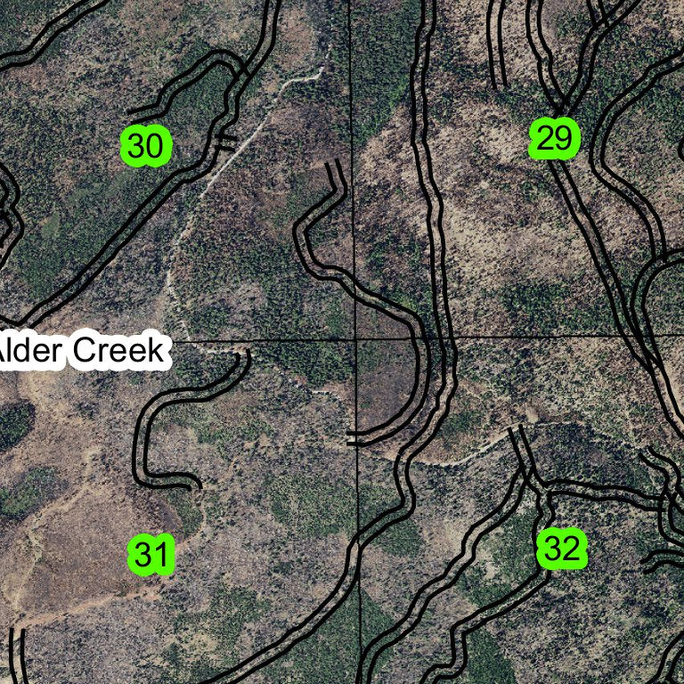 Milican Crater T15S R8E Township Map by Super See Services | Avenza Maps