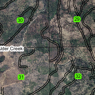 Milican Crater T15S R8E Township Map Preview 3
