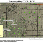 Bend Municipal Airport T17S R13E Township Map Preview 1