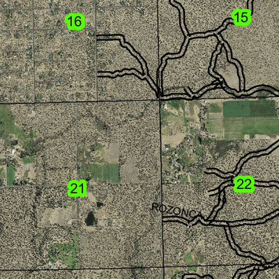 Bend Municipal Airport T17S R13E Township Map Preview 2