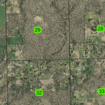 Bend Municipal Airport T17S R13E Township Map Preview 3