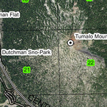 Mount Bachelor T18S R9E Township Map Preview 2
