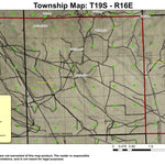 Bear Ridge T19S R15E Township Map Preview 1