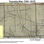King Well T20S R17E Township Map Preview 1