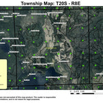 Deschutes Bridge T20S R8E Township Map Preview 1