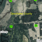 Deschutes Bridge T20S R8E Township Map Preview 2