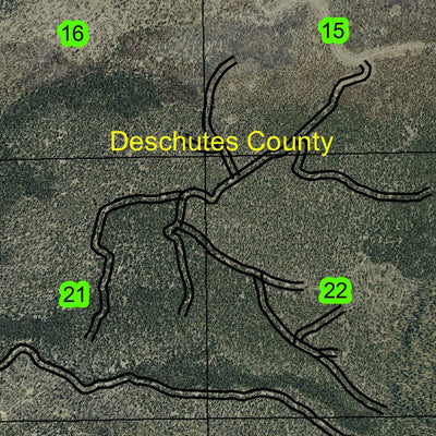 Paulina Prairie T21S R11E Township Map Preview 2