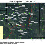 Lucky Butte T19S R7E Township Map Preview 1