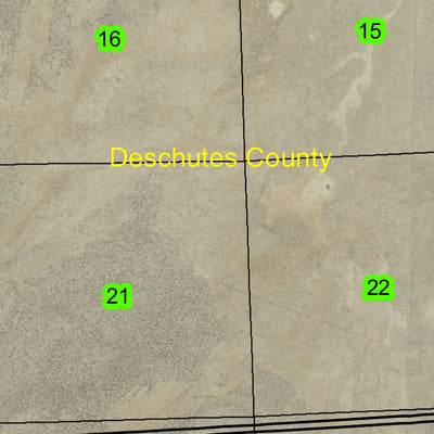 Highway Waterhole T22S R22E Township Map Preview 2