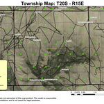 Pine Mountain T20S R15E Township Map Preview 1