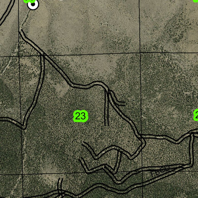 Pine Mountain T20S R15E Township Map Preview 3