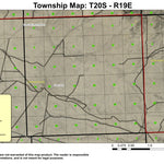Grassy Butte T20S R19E Township Map Preview 1