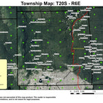 Irish Mountain T20S R6E Township Map Preview 1