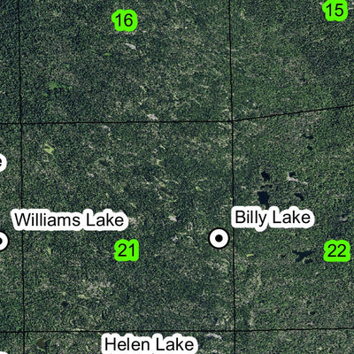Irish Mountain T20S R6E Township Map Preview 2