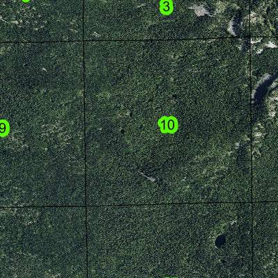Irish Mountain T20S R6E Township Map Preview 3