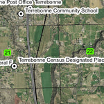 Terrebonne T14S R13E Township Map Preview 2