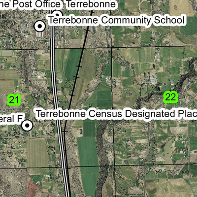 Terrebonne T14S R13E Township Map Preview 2