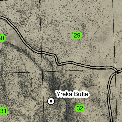 Yreka Butte T22S R20E Township Map Preview 3
