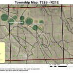 Mud Springs Creek T22S R21E Township Map Preview 1