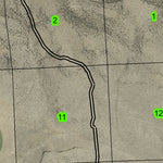 Mud Springs Creek T22S R21E Township Map Preview 3