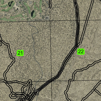 Pronghorn T16S R13E Township Map Preview 2