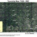 Lumrum Butte T20S R9E Township Map Preview 1