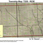 Dust Bowl T22S R23E Township Map Preview 1