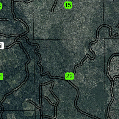 Davis Lake T22S R7E Township Map Preview 2