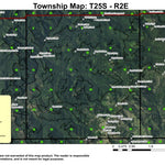 Quartz Point T25S R2E Township Map Preview 1