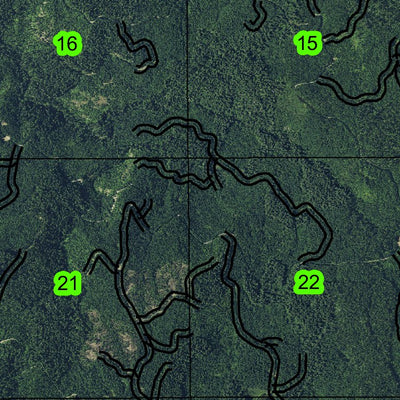 Quartz Point T25S R2E Township Map Preview 2