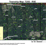 Warm Spring Butte T25S R5E Township Map Preview 1