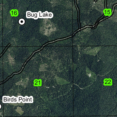 Warm Spring Butte T25S R5E Township Map Preview 2