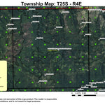 Staley Creek T25S R4E Township Map Preview 1