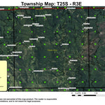 Bear Camp T25S R3E Township Map Preview 1