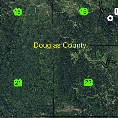 Bear Camp T25S R3E Township Map Preview 2