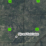 Windigo Pass T25S R6E Township Map Preview 2