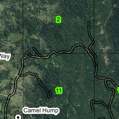 Toketee Falls T26S R3E Township Map Preview 3