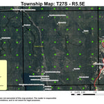 Thielson Creek Trail T27S R5.5E Township Map Preview 1