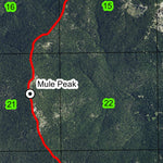 Cappy Peak T26S R6.5E Township Map Preview 2