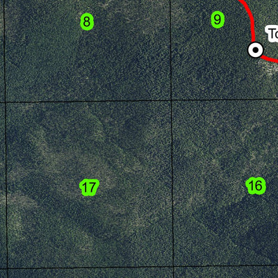 Red Cinder Butte T26S R6E Township Map Preview 3