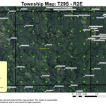 Acker Divide T29S R2E Township Map Preview 1