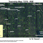 Clearwater Falls T27S R5E Township Map Preview 1