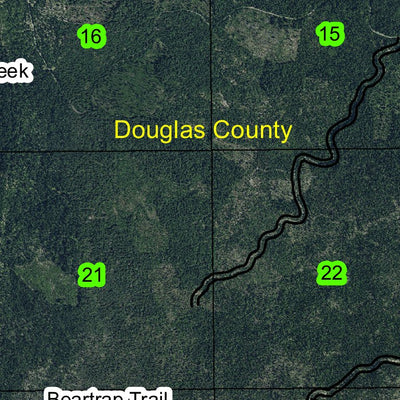 Clearwater Falls T27S R5E Township Map Preview 2