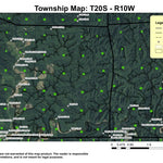 Sulphur Springs 20S R10W Township Map Preview 1